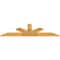 Ekena Millwork Saratoga Rough Sawn Timber Gable Bracket, Western Red Cedar, 84"W x 24"H x 2"D x 6"F, 7/12 Pitch GBW084X24X0206SAR00RWR - alternate 2